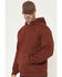Image #3 - Hawx Men's Camo Logo Hooded Sweatshirt, Wine, hi-res