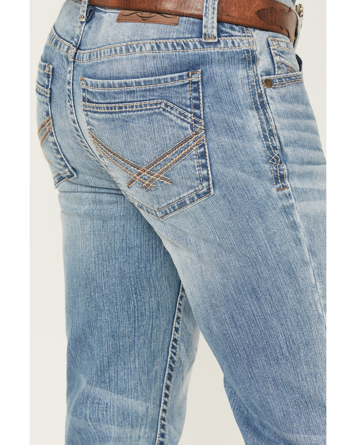 Image #3 - Cody James Men's Montoya Wash Jackson Slim Straight Stretch Denim Jeans, Medium Wash, hi-res