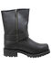 RideTecs Men's 7" Zipper Western Boots - Square Toe, Black, hi-res
