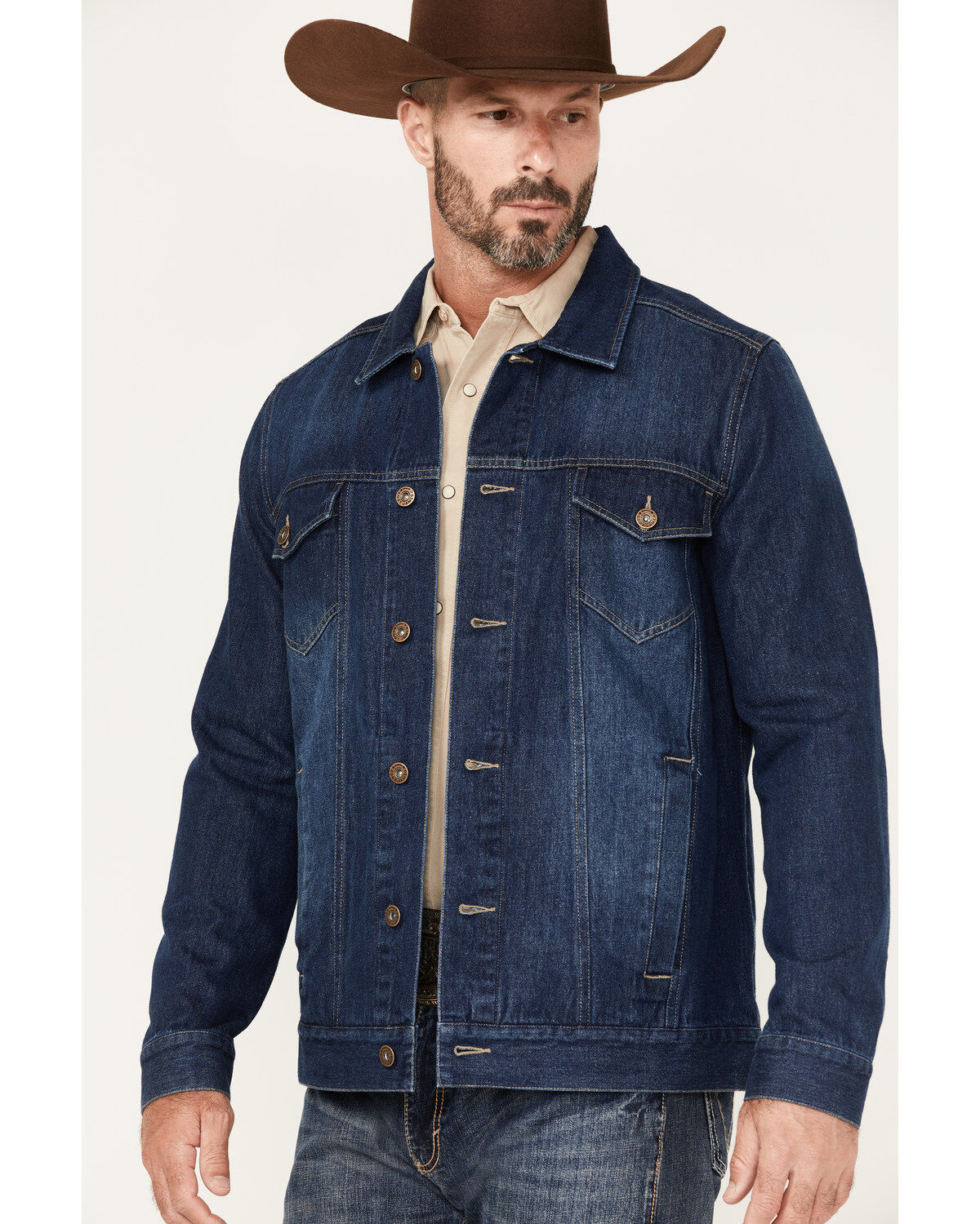 Image #3 - Cody James Men's Coasting Medium Wash Unlined Denim Jacket, Medium Wash, hi-res