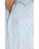 Image #2 - Ely Cattleman Men's Tone On Tone Western Shirt, Light Blue, hi-res