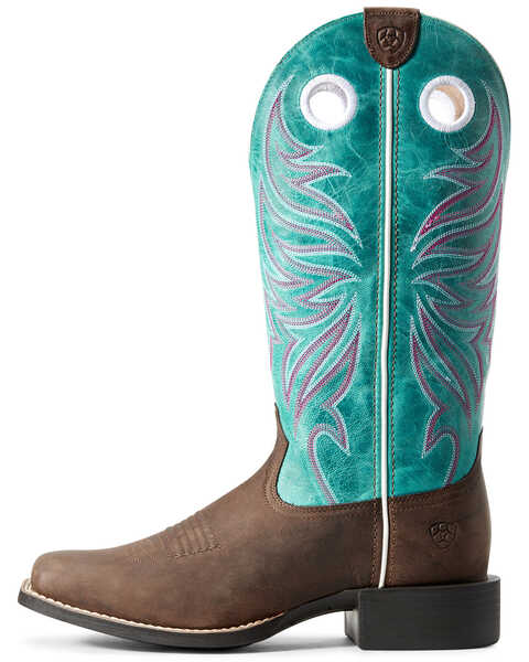 Image #2 - Ariat Women's Round Up Ryder Western Boots - Wide Square Toe, , hi-res