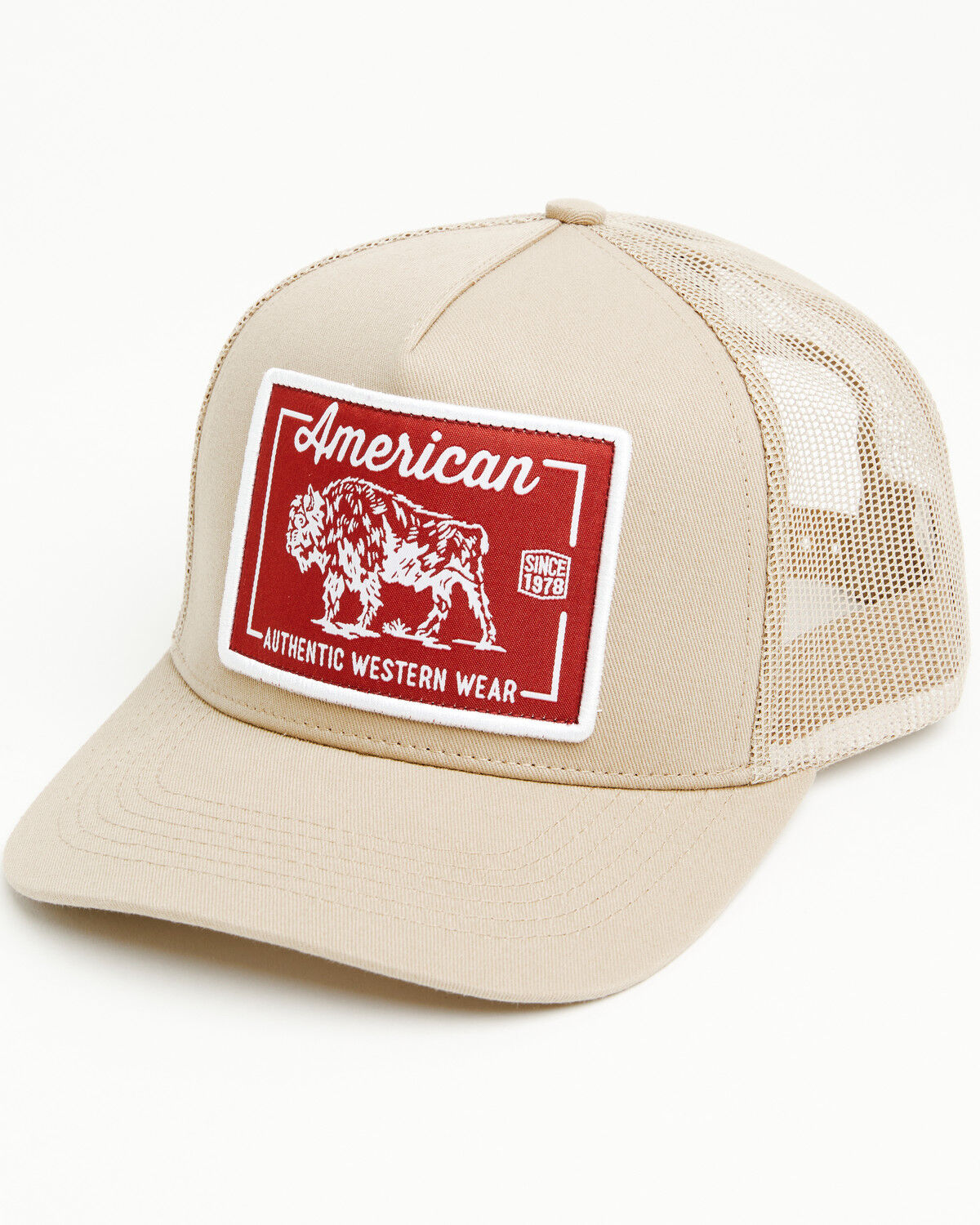Image #1 - Cody James Men's American Buffalo Ball Cap, Brown, hi-res
