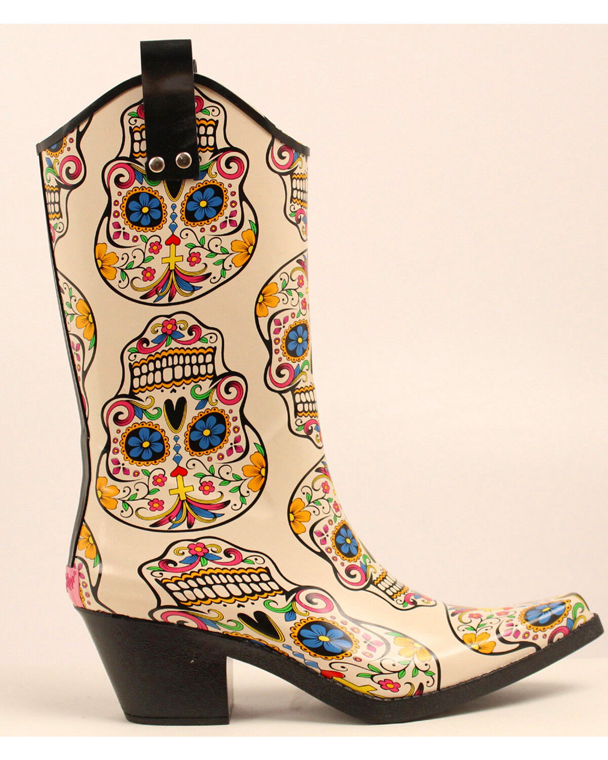 sugar skull boots