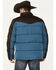 Image #4 - RANK 45® Men's Color Block Puffer Jacket, Medium Blue, hi-res