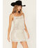 Image #2 - Idyllwind Women's Sequin Drape Neck Cami, Silver, hi-res