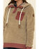 Image #3 - Wanakome Women's Fay Snap Neck Sherpa Hooded Pullover, Tan, hi-res