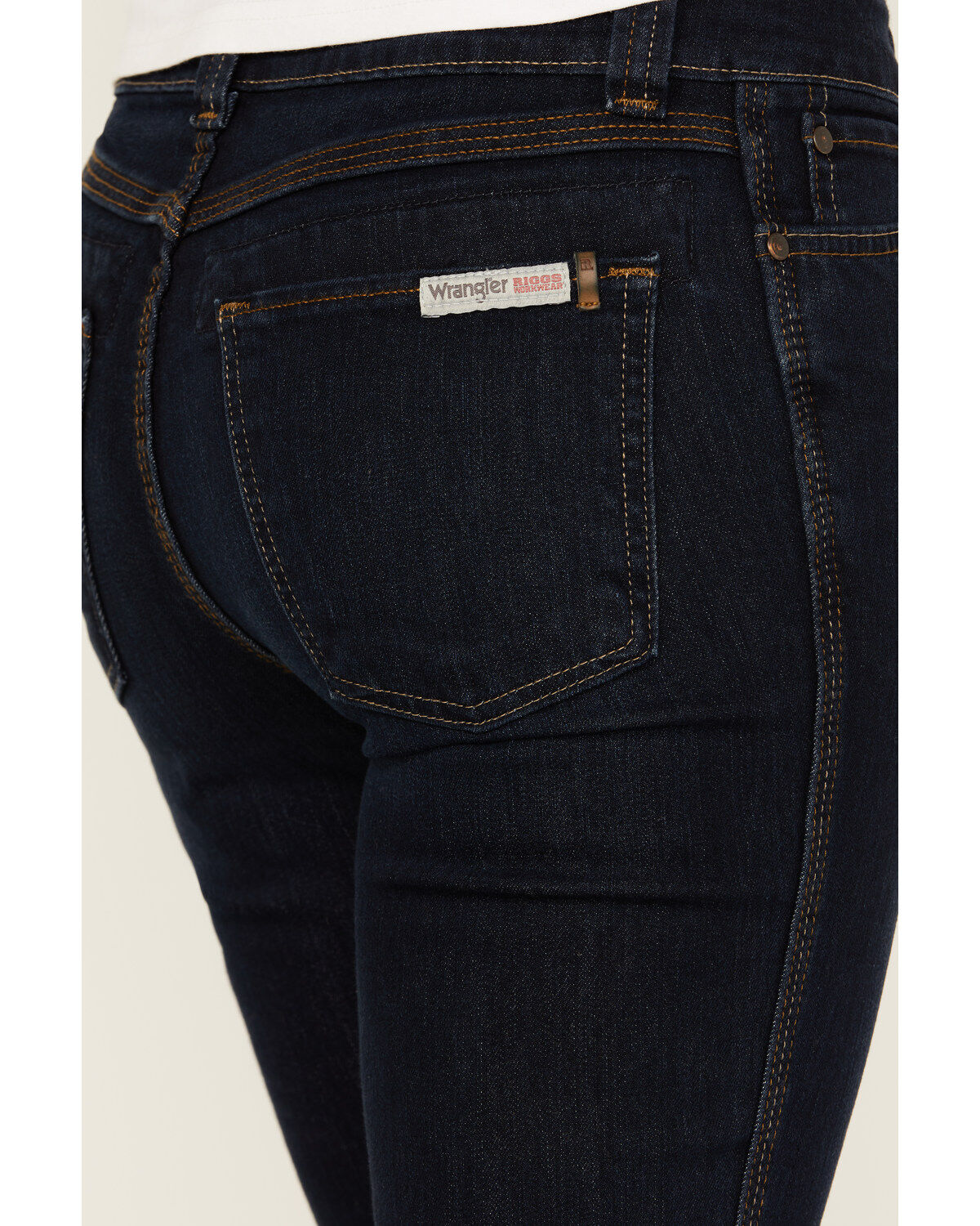 Image #4 - Wrangler Riggs Women's Dark Wash Bootcut Work Jeans, Blue, hi-res