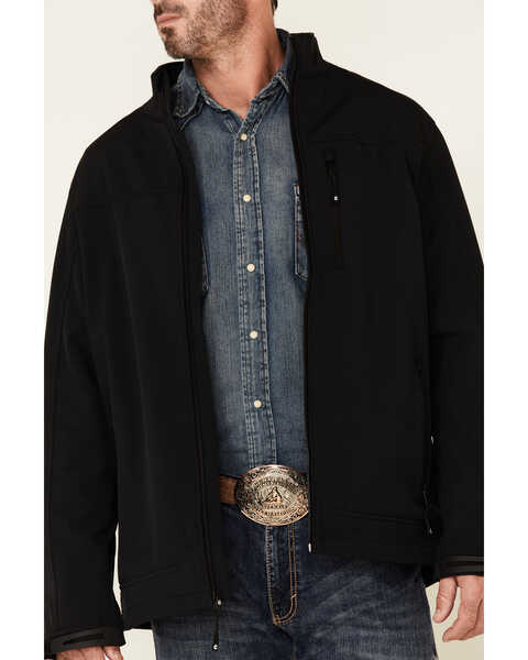 Image #3 - Cody James Core Men's Steamboat Zip-Front Softshell Jacket - Big & Tall , Black, hi-res