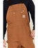 Image #3 - Carhartt Zip-to-Thigh Work Overalls, Carhartt Brown, hi-res