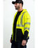 Image #3 - Ariat Men's FR Hi-Vis Full Zip Hooded Work Jacket - Big, Bright Yellow, hi-res