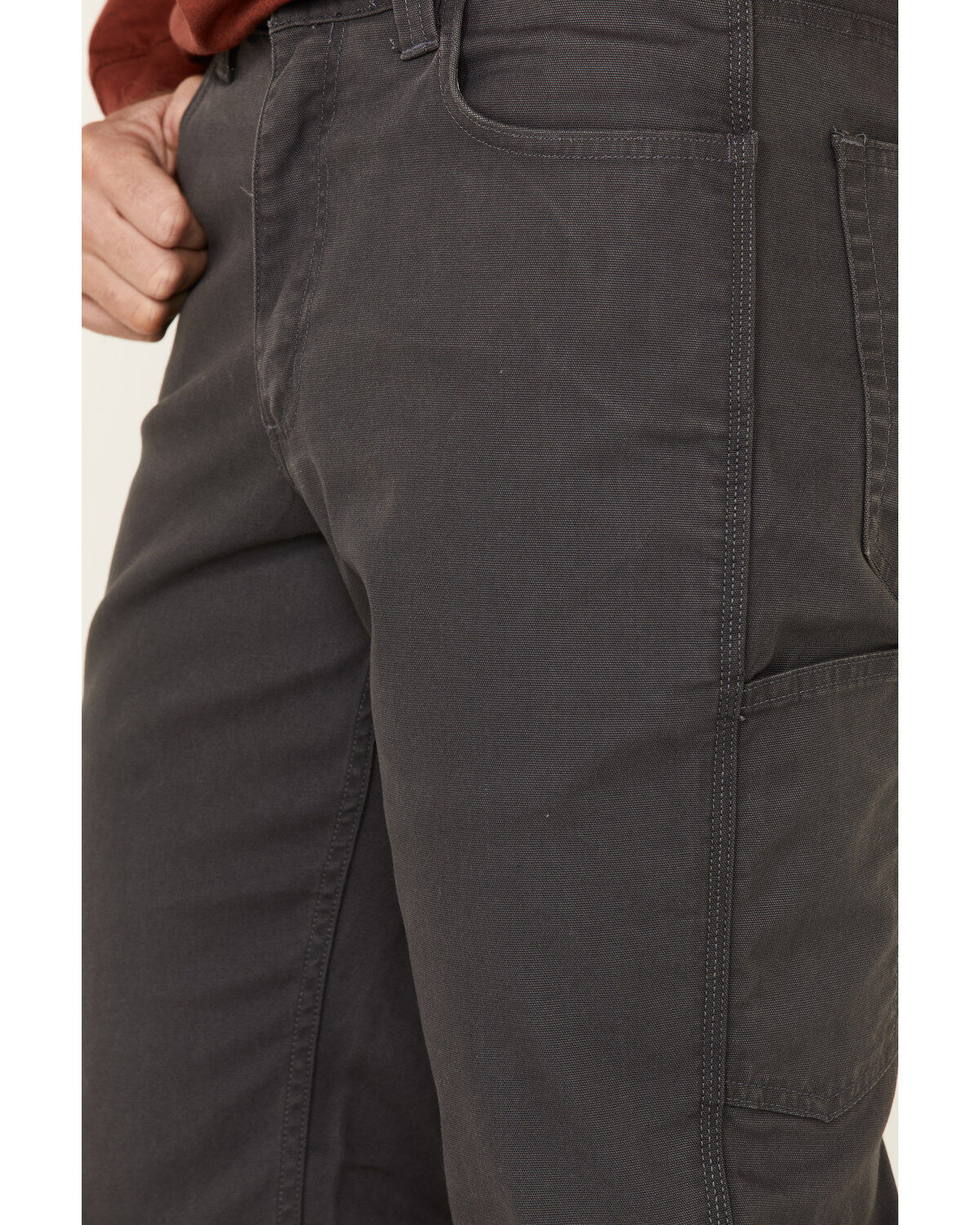 Image #4 - Carhartt Men's FR Shadow Rugged Flex Relaxed Work Pants, Dark Grey, hi-res