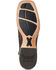 Image #5 - Ariat Men's Denton Exotic Caiman Belly Skin Western Boots - Broad Square Toe, Brown, hi-res