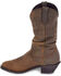 Image #3 - Durango Women's Slouch 11" Western Boots, Earthtone, hi-res