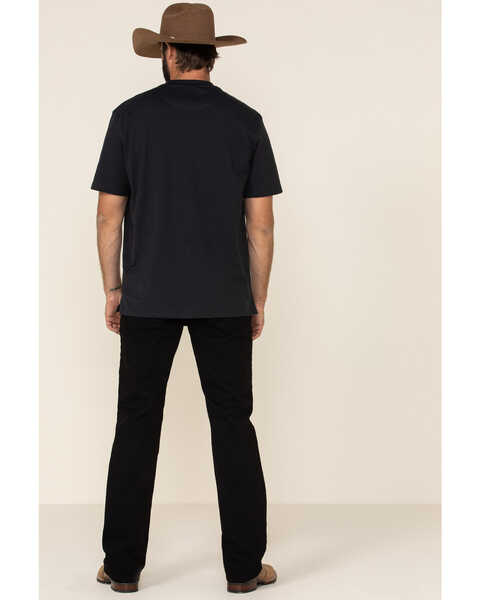 Image #2 - Ariat Men's Black Legacy Stretch Stackable Slim Straight Jeans , , hi-res