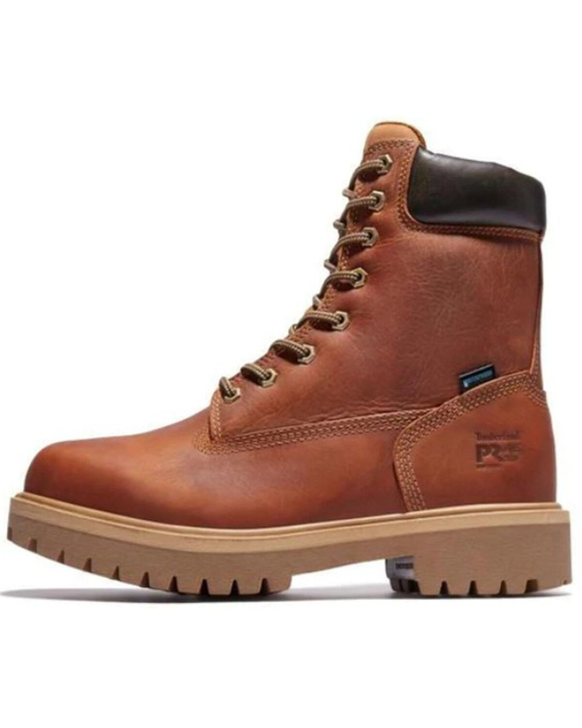 Image #3 - Timberland PRO Men's Direct Attach Marigold Nutbuck 8" Waterproof Work Boots - Soft Toe, Brown, hi-res