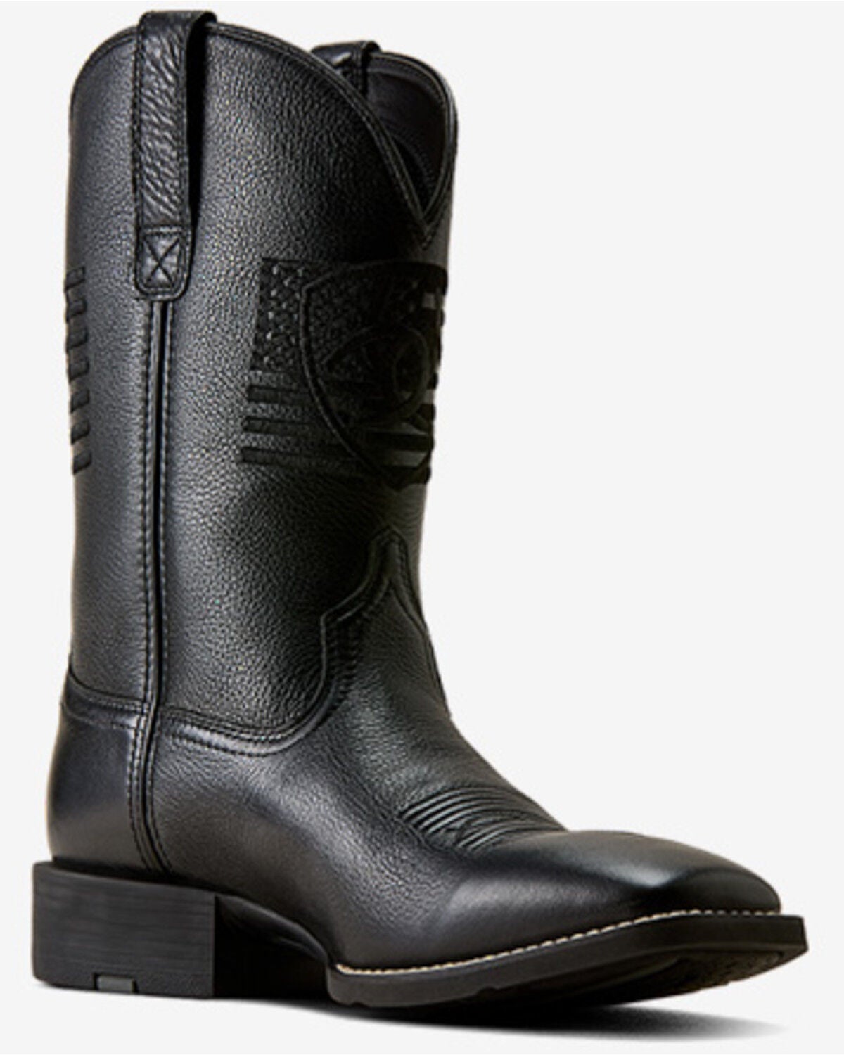 Ariat Men's Sport Freedom Performance Western Boots - Broad Square Toe, Black, hi-res