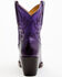 Image #5 - Idyllwind Women's Wheels Metallic Leather Booties - Round Toe, Purple, hi-res