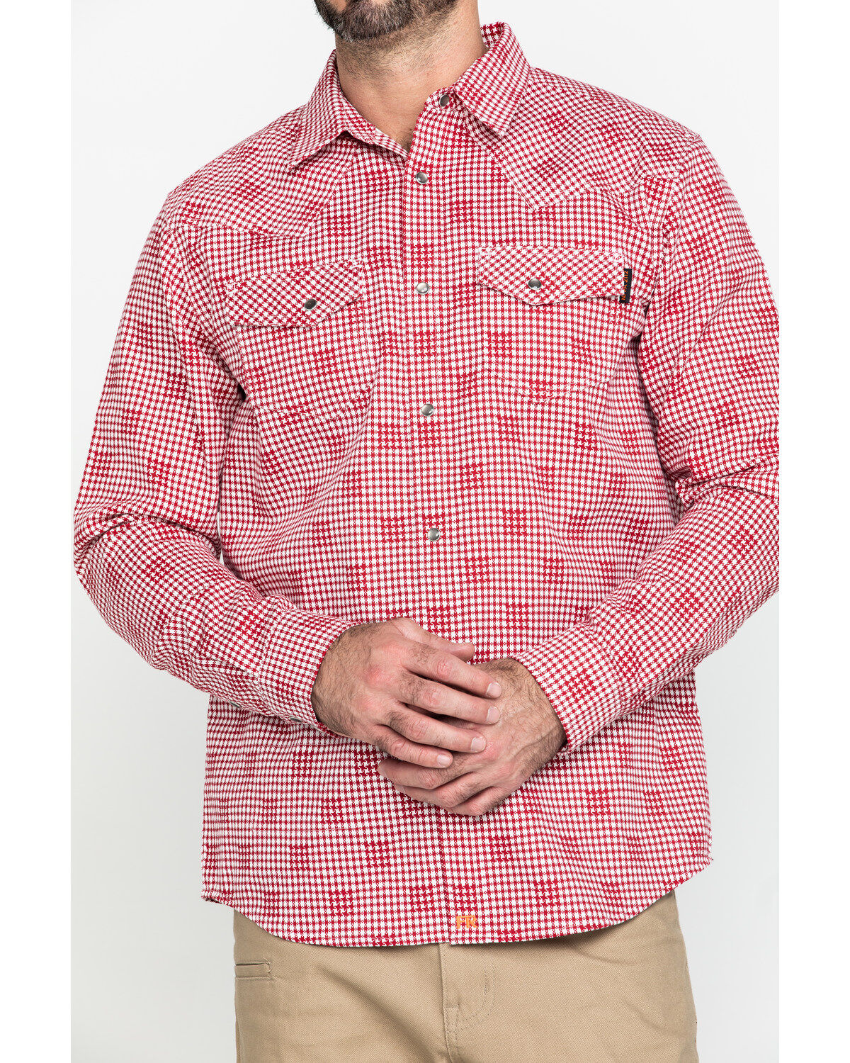 Image #4 - Cody James Men's FR Geo Print Long Sleeve Work Shirt - Tall, , hi-res