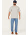 Image #1 - Carhartt Men's Relaxed Fit Light Wash Work Jeans, Light Wash, hi-res