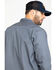 Ariat Men's Steel Rebar Made Tough Durastretch Long Sleeve Work Shirt , Steel, hi-res