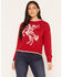 Image #1 - White Crow Women's Bronco Sweater, Red, hi-res
