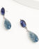 Image #1 - Lainey Wilson Women's Post Stone Drop Earrings, Silver, hi-res