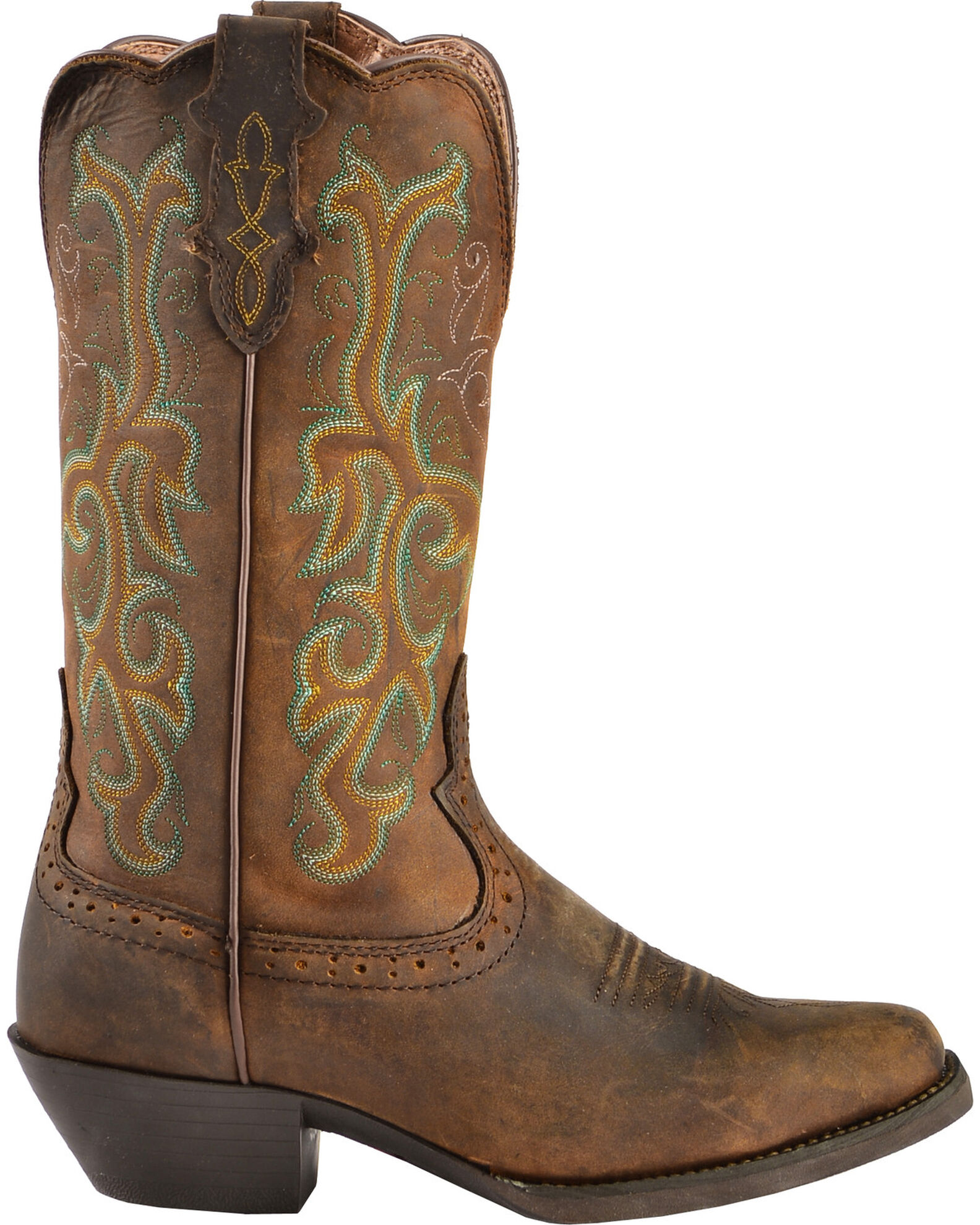Justin Women s 12 Square Toe Stampede Western Boots Boot Barn