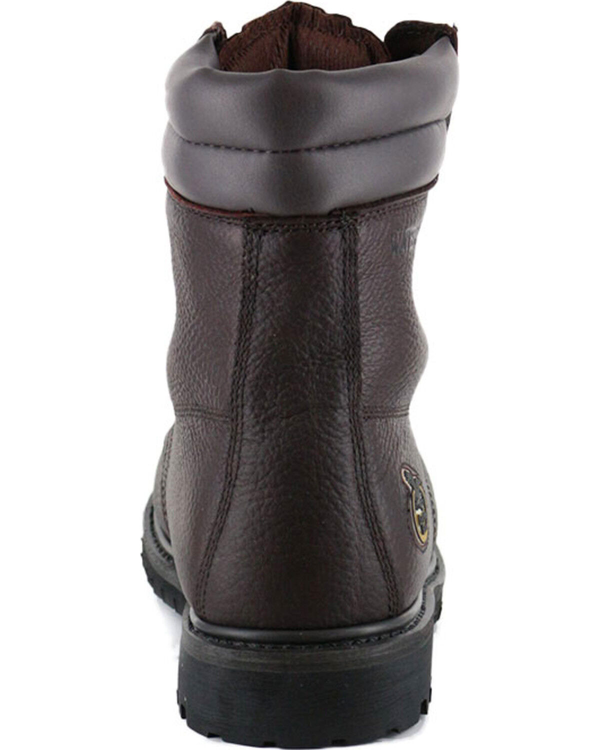 Image #7 - Georgia Men's Steel Toe Oiler Work Boots, Brown, hi-res