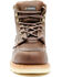 Image #4 - Hawx Men's USA Moc Wedge Work Boots - Steel Toe, Dark Brown, hi-res