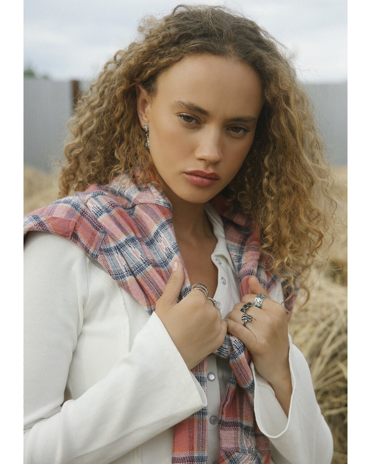 Idyllwind Women's Savoy Plaid Print Long Sleeve Pearl Snap Flannel Shirt, Rose, hi-res