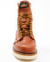 Thorogood Men's 8" American Heritage Made In The USA Wedge Sole Work Boots - Soft Toe, Brown, hi-res