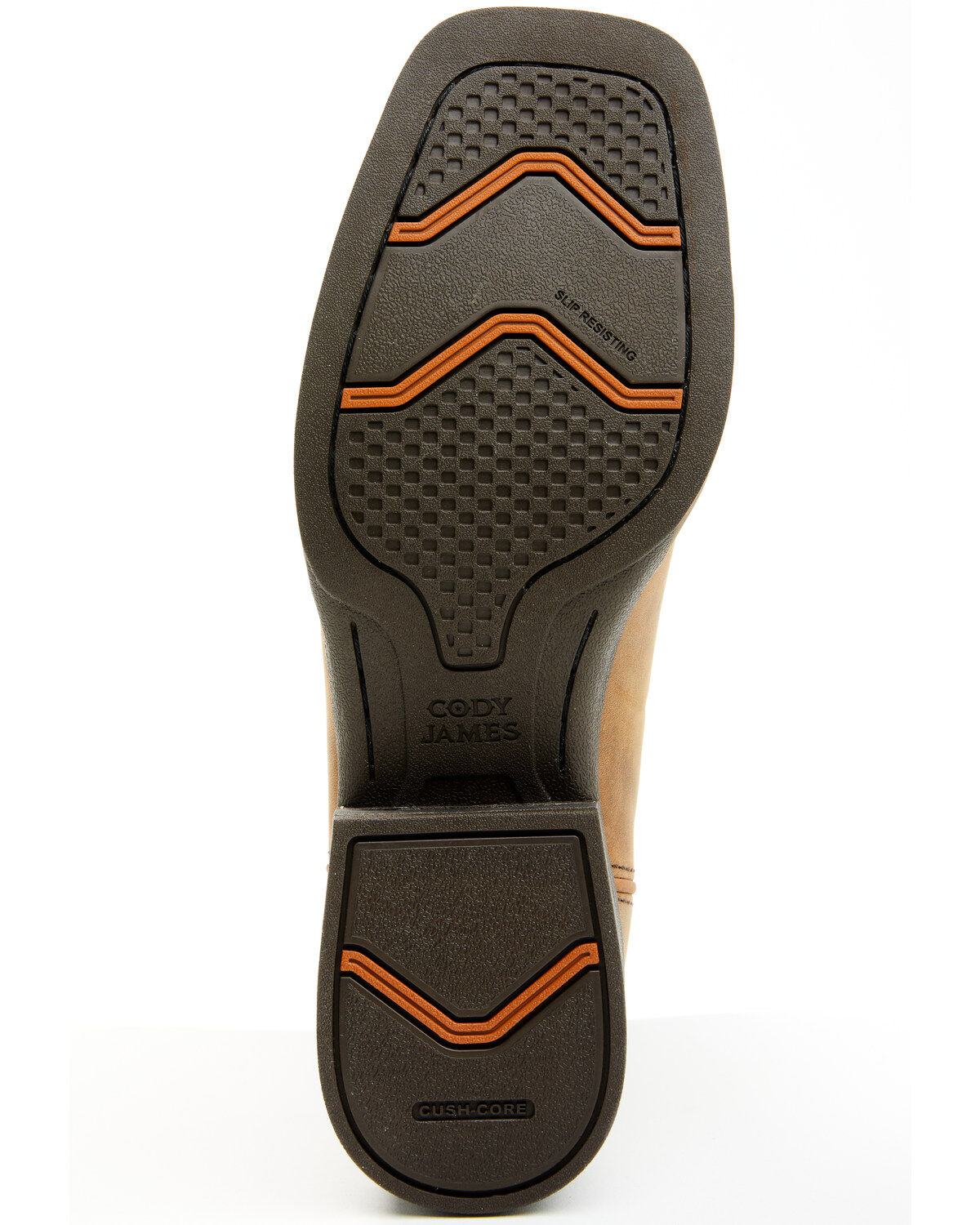 Image #7 - Cody James Cush Core® Men's Honcho Performance Western Boots - Broad Square Toe, Tan, hi-res