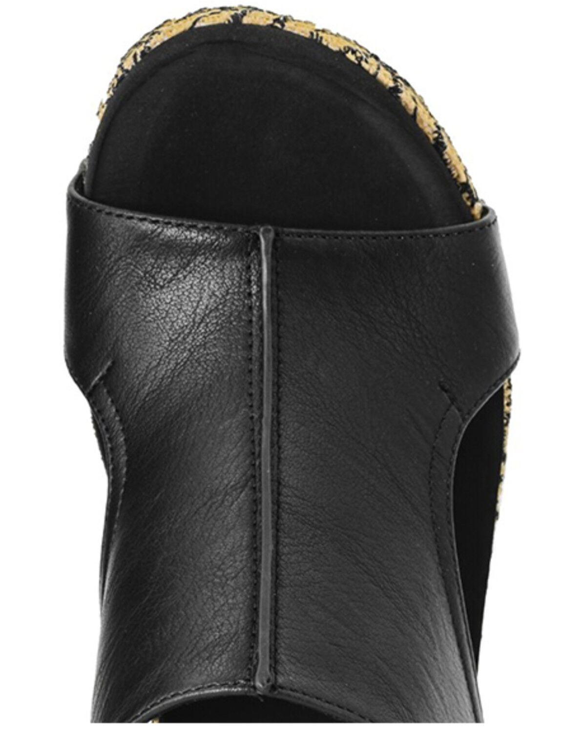 Image #4 - Corkys Women's Carley Wedge Heels, Black, hi-res