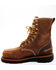 Image #3 - Thorogood Men's 8" Crazyhorse Made In The USA Waterproof Work Boots - Steel Toe, Brown, hi-res