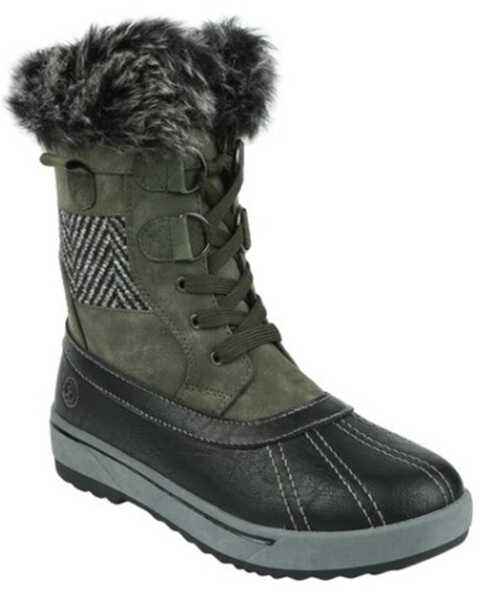 Image #1 - Northside Women's Brookelle Cold Weather Hiker Work Boots - , Olive, hi-res