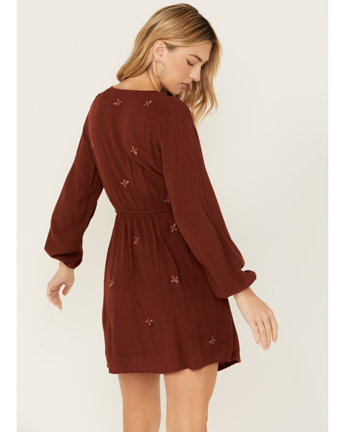 Image #4 - Idyllwind Women's Amherst Embroidered Long Sleeve Mini Dress, , hi-res