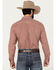 Image #4 - Ariat Men's Teegan Geo Print Long Sleeve Button-Down Western Shirt, Red, hi-res