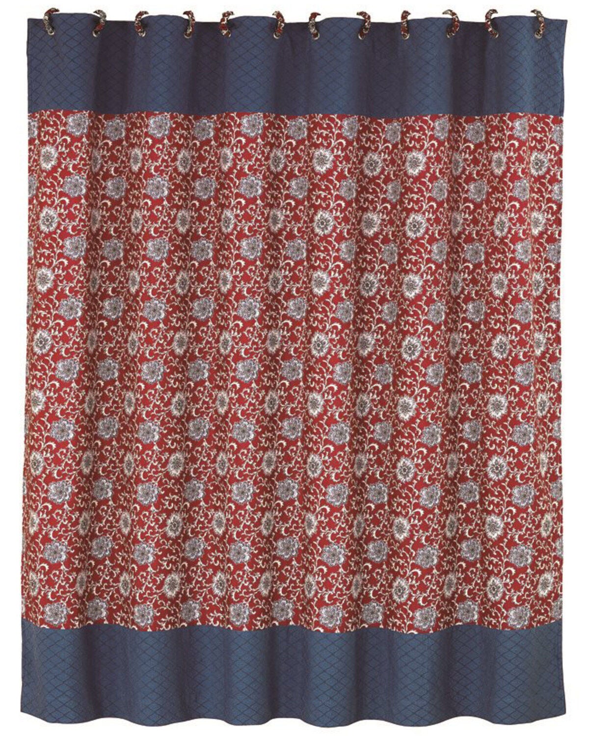 HiEnd Accents Bandera Shower Curtain, Multi, hi-res