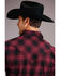 Image #2 - Stetson Men's Check Mate Brushed Twill Plaid Long Sleeve Western Shirt , , hi-res