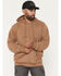 Image #1 - Thorogood Men's Solid Embossed Logo Hooded Sweatshirt, Khaki, hi-res