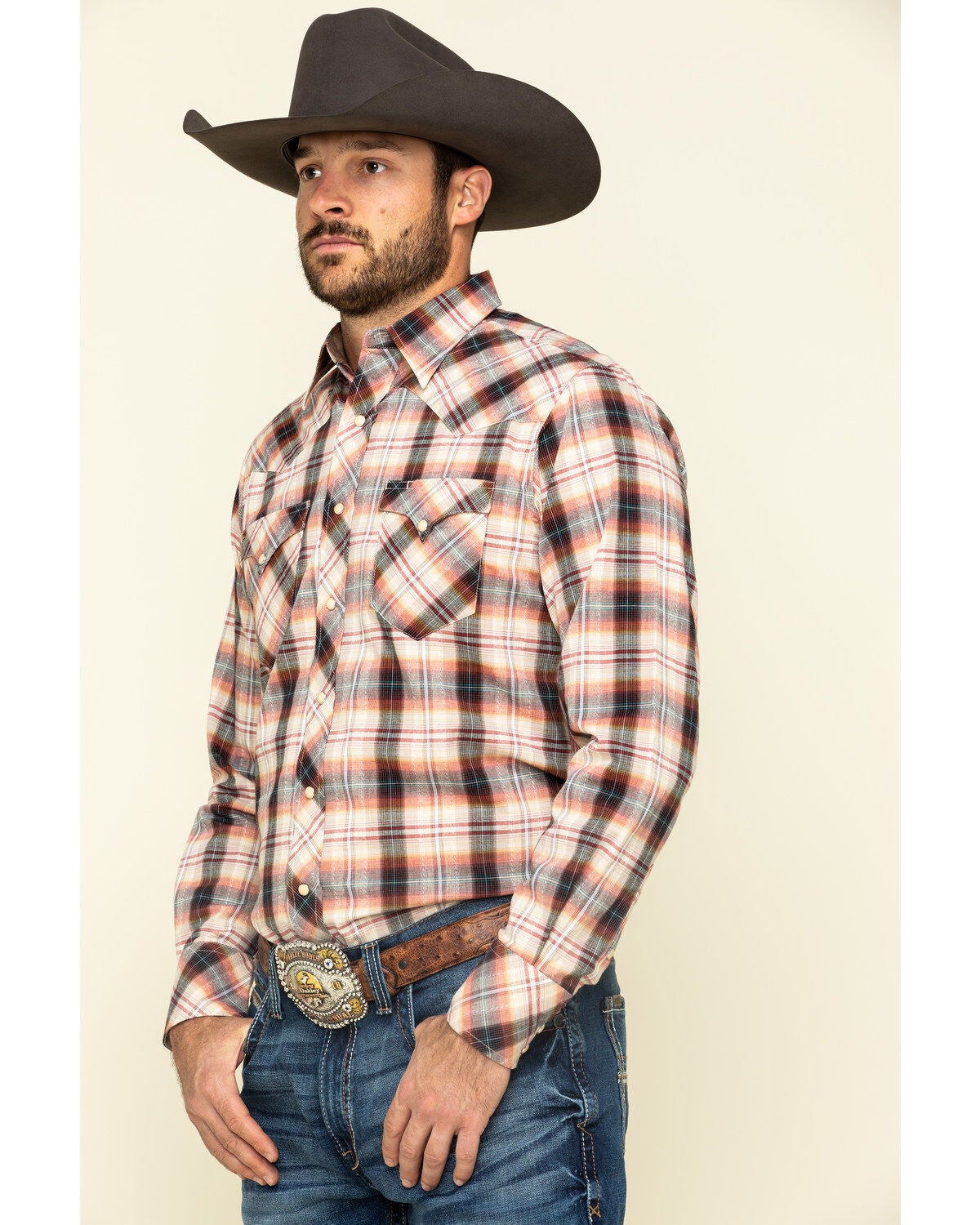 Roper Men's Long Sleeve Western Style Shirt