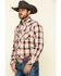 Image #3 - Roper Men's West Made Multi Rope Plaid Long Sleeve Western Shirt, , hi-res