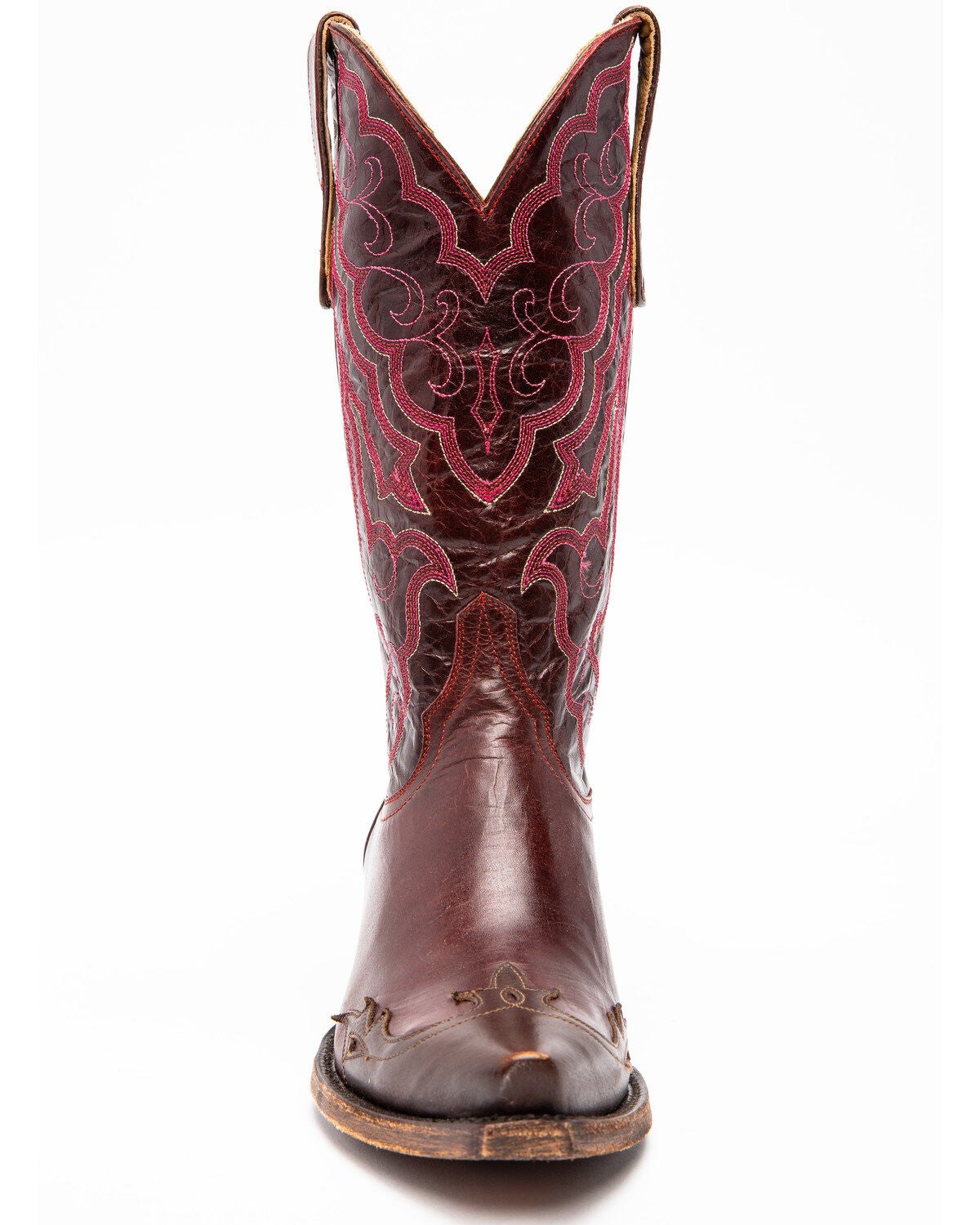 dark red boots womens