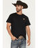 Image #1 - Riot Society Men's Skull Cowboy Short Sleeve Graphic T-Shirt, Black, hi-res