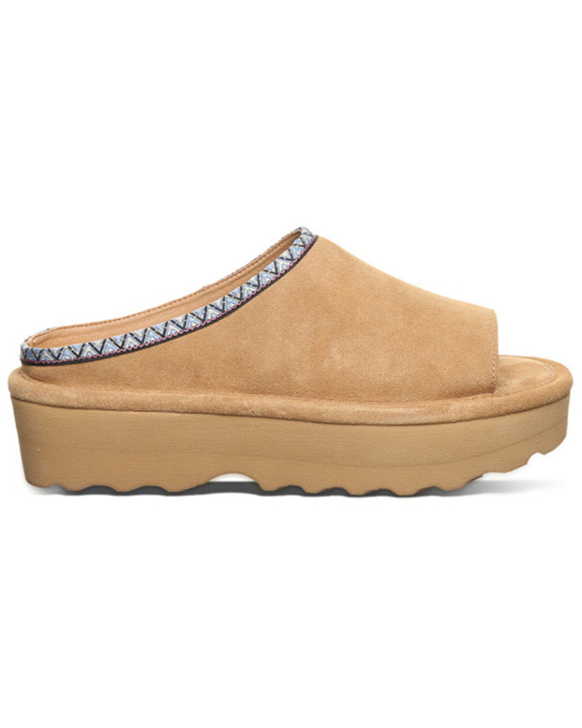 Image #2 - Bearpaw Women's Navigate Platform Sandals, Camel, hi-res