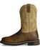 Image #3 - Justin Men's Stampede Superintendent Work Boots - Steel Toe, Brown, hi-res