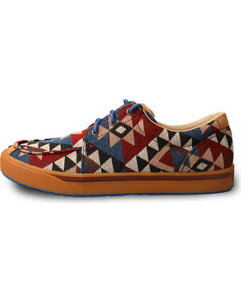 Image #3 - HOOey Lopers by Twisted X Men's Graphic Pattern Canvas Casual Shoes, Multi, hi-res