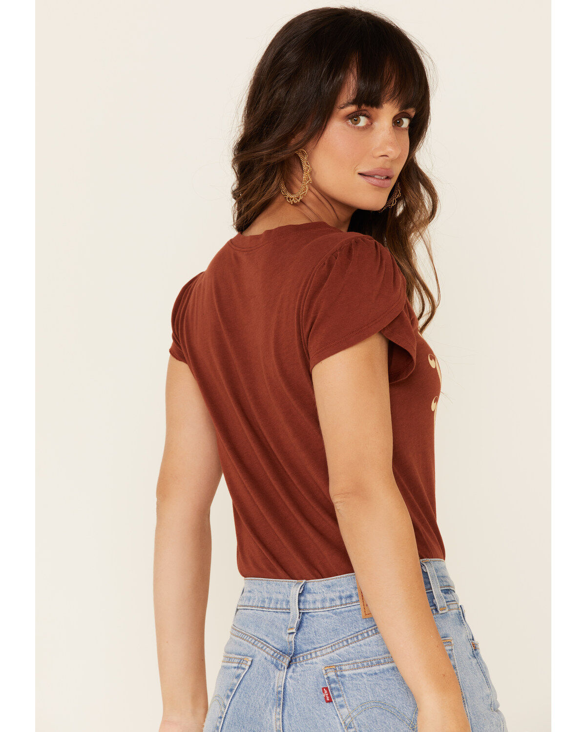 Image #5 - Shyanne Women's Whiskey Whiskey Whiskey Graphic Tee, Rust Copper, hi-res