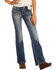Image #2 - Rock & Roll Denim Girls' Medium Vintage Scroll Bootcut Jeans, , hi-res